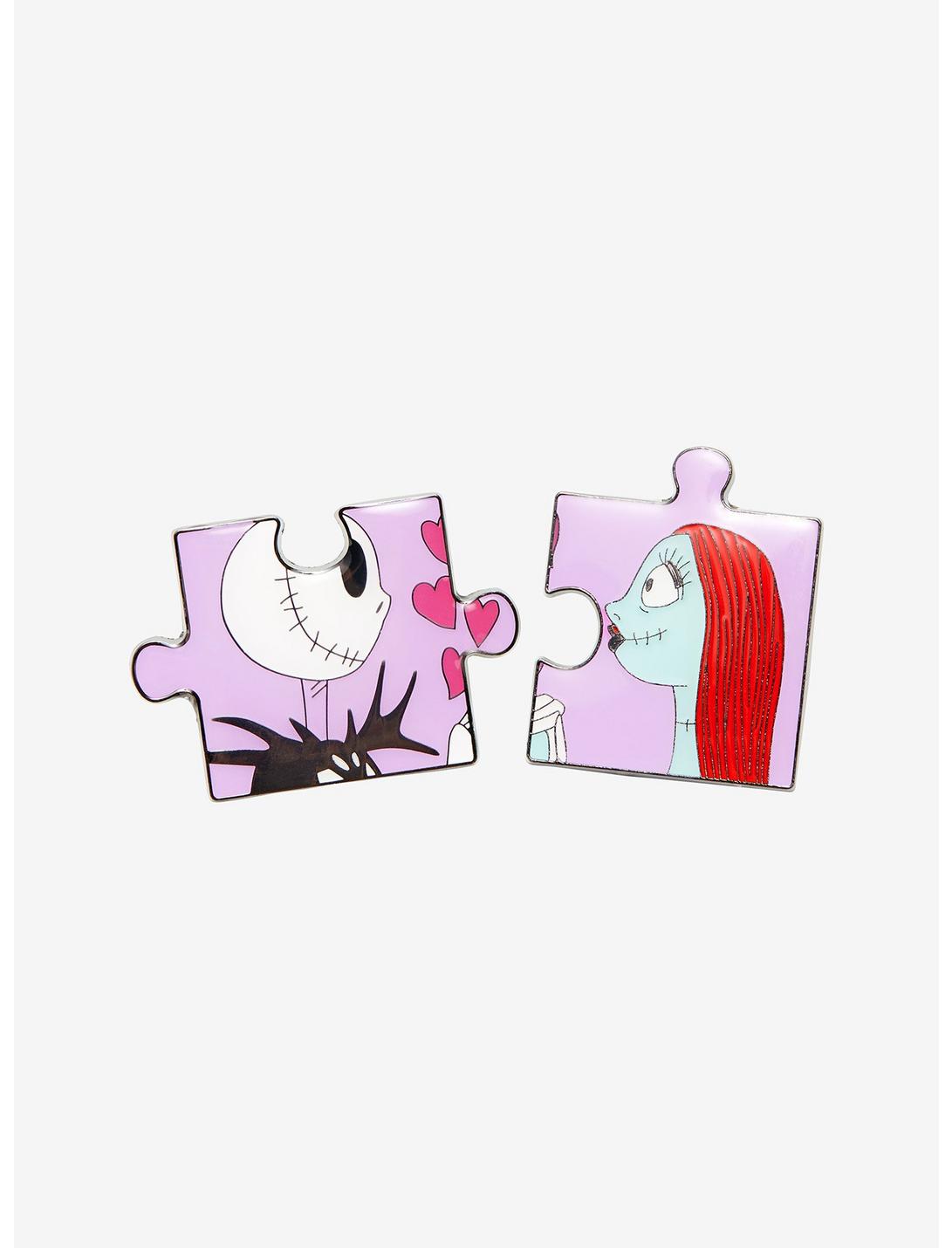 Loungefly The Nightmare Before Christmas Puzzle Piece Enamel Pin Set