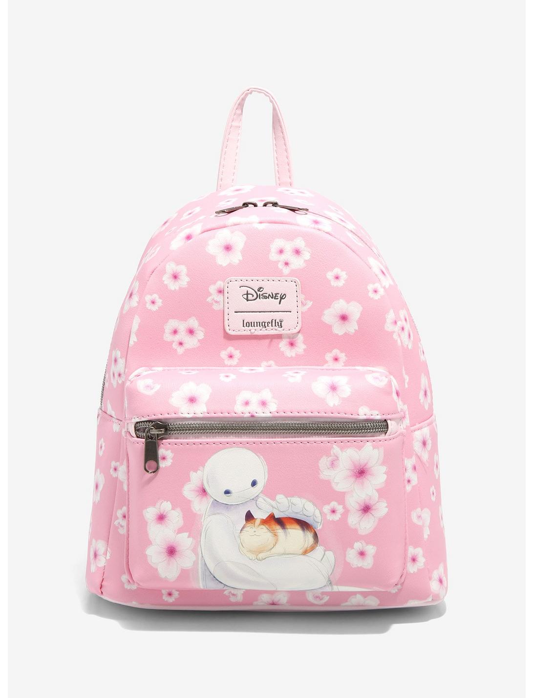 Loungefly Disney Big Hero 6 Baymax & Mochi Sakura Mini Backpack