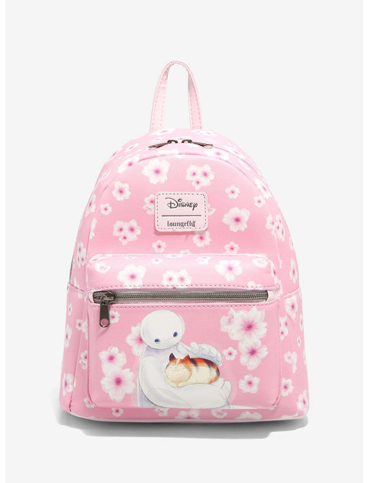 Loungefly Disney Big Hero 6 Baymax & Mochi Sakura Mini Backpack