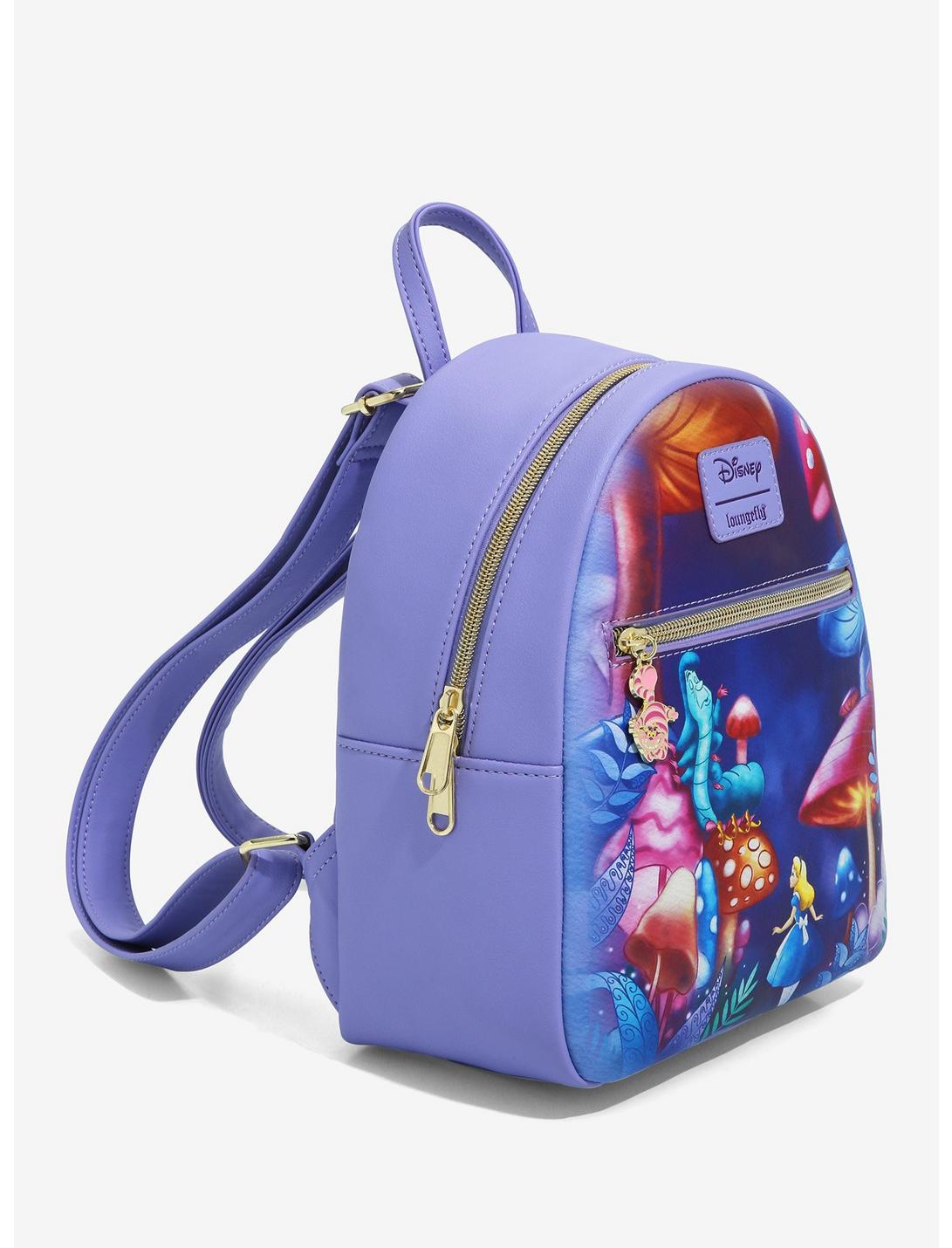 Loungefly Disney Alice In Wonderland Mushroom Caterpillar Mini Backpack
