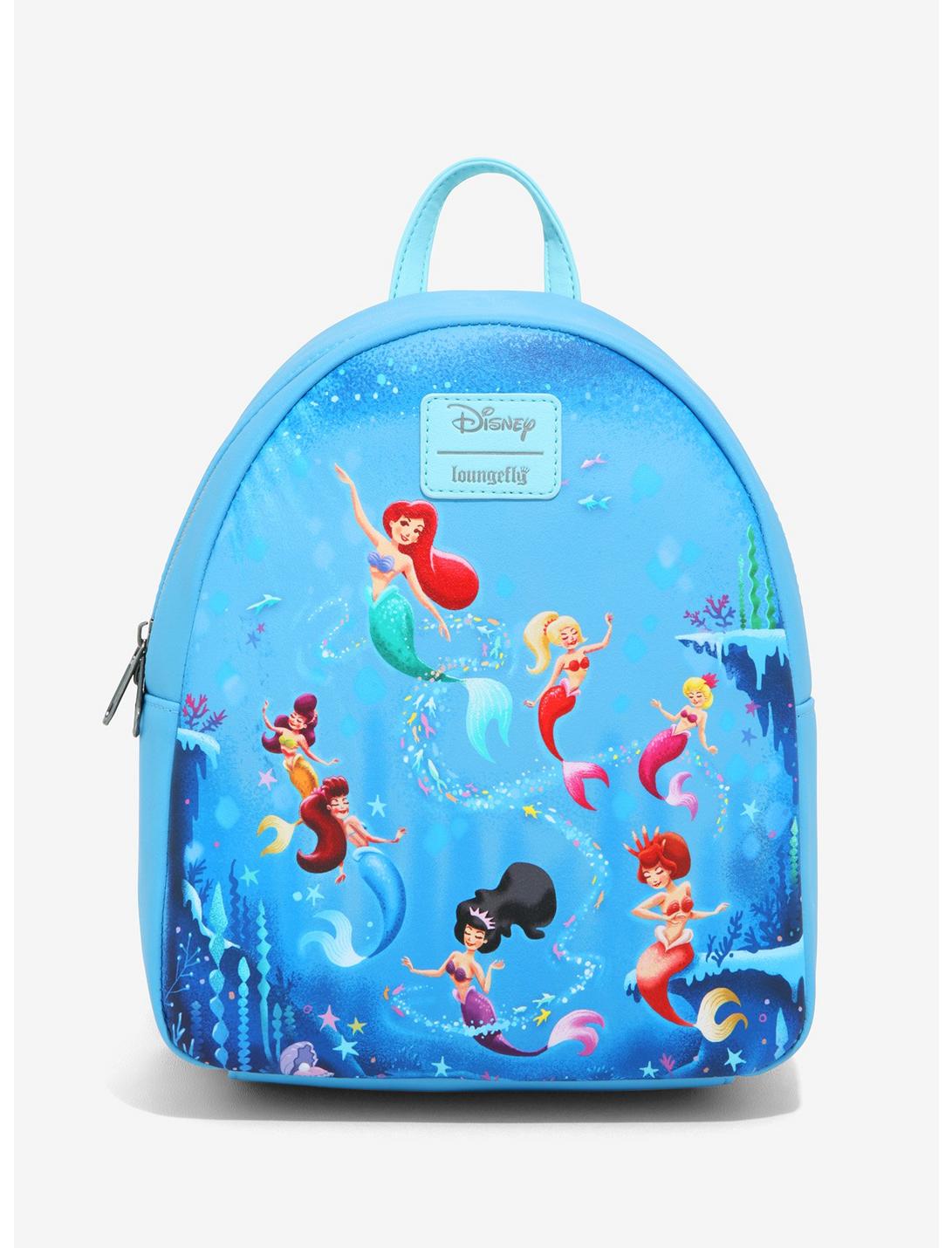 Loungefly Disney The Little Mermaid Ariel & Sisters Mini Backpack