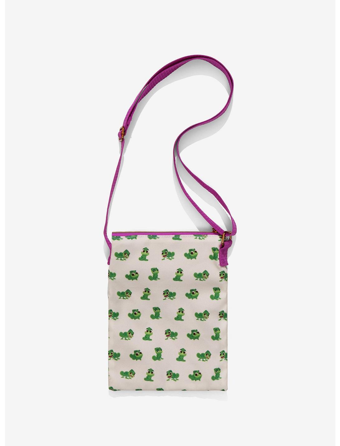 Loungefly Disney Tangled Pascal Passport Crossbody Bag