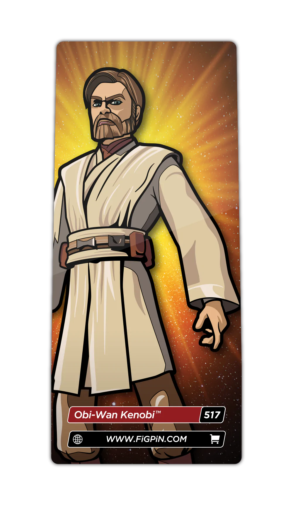 FiGPiN Obi-Wan Kenobi (517) Property: Star Wars The Clone Wars