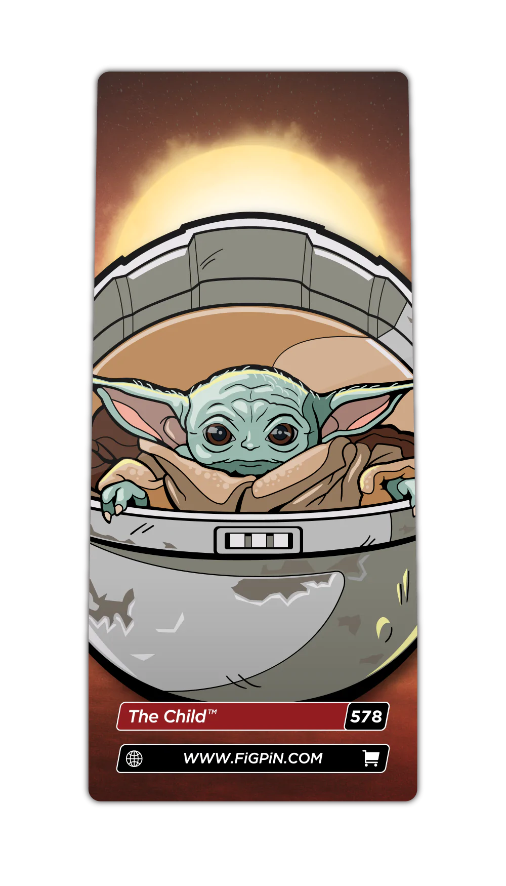 FiGPiN The Child (578) Property: Star Wars The Mandalorian