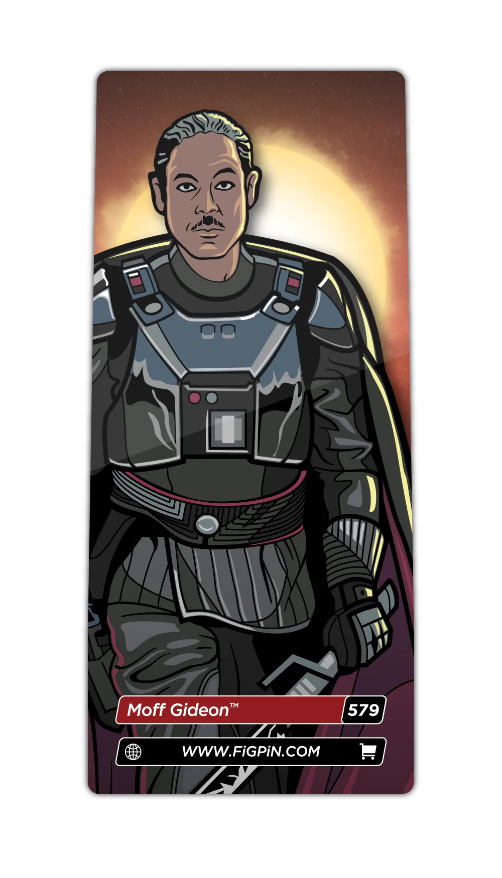 FiGPiN Moff Gideon (579) Property: Star Wars The Mandalorian