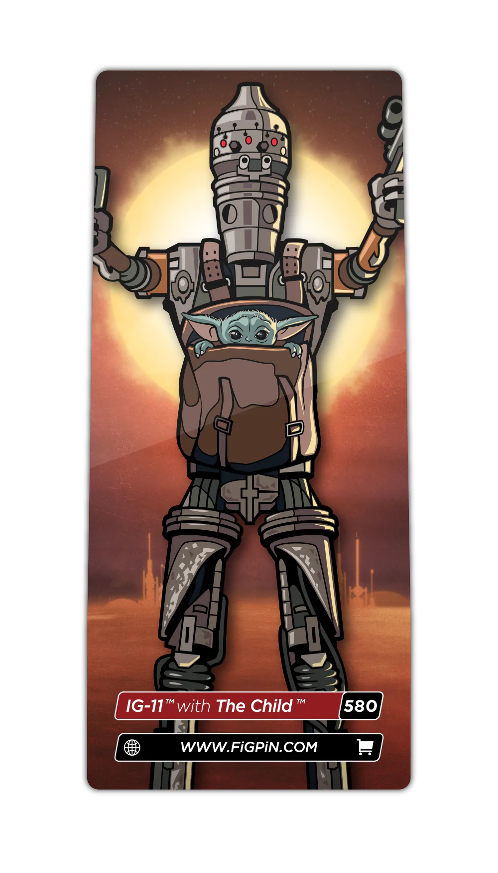 FiGPiN IG-11 with The Child (580) Property: Star Wars The Mandalorian