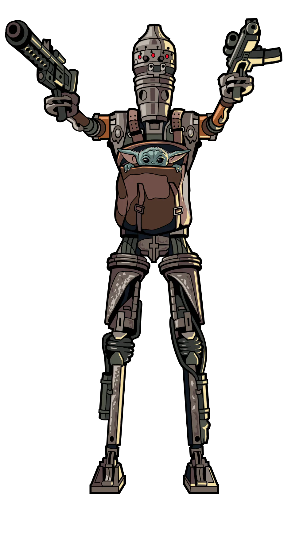 FiGPiN IG-11 with The Child (580) Property: Star Wars The Mandalorian