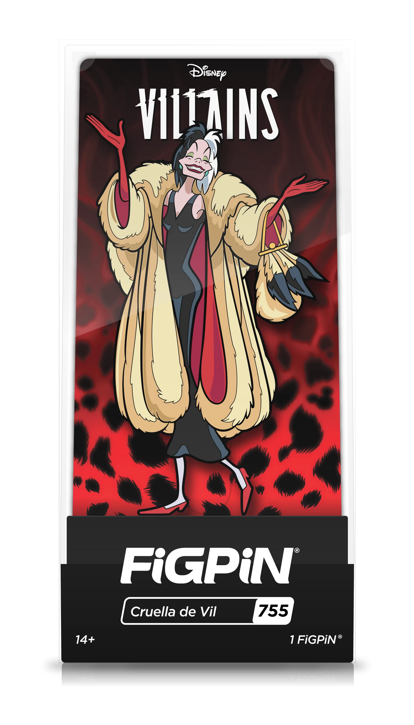 FiGPiN Cruella de Vil (755) Property: Disney Villains