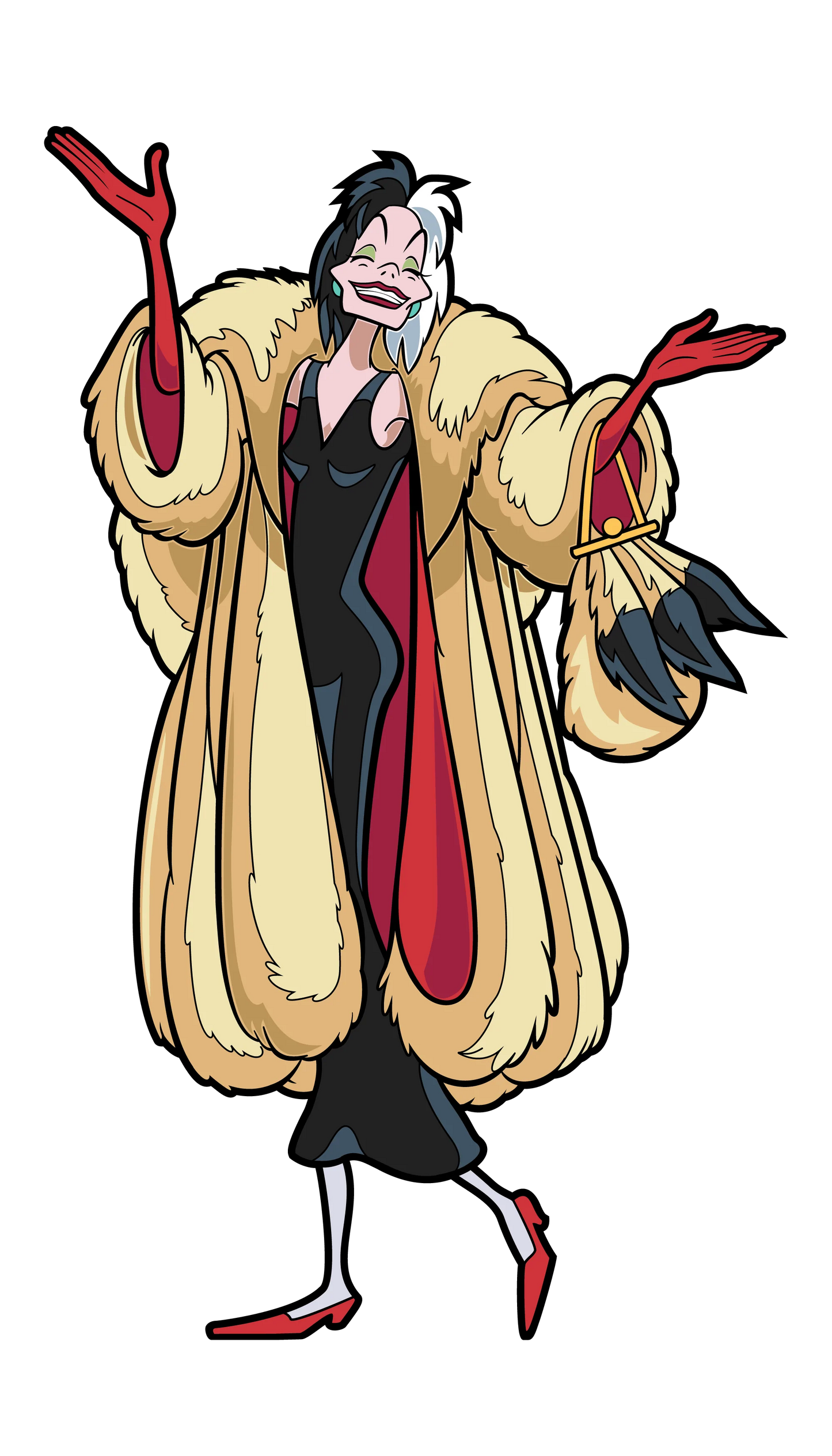 FiGPiN Cruella de Vil (755) Property: Disney Villains
