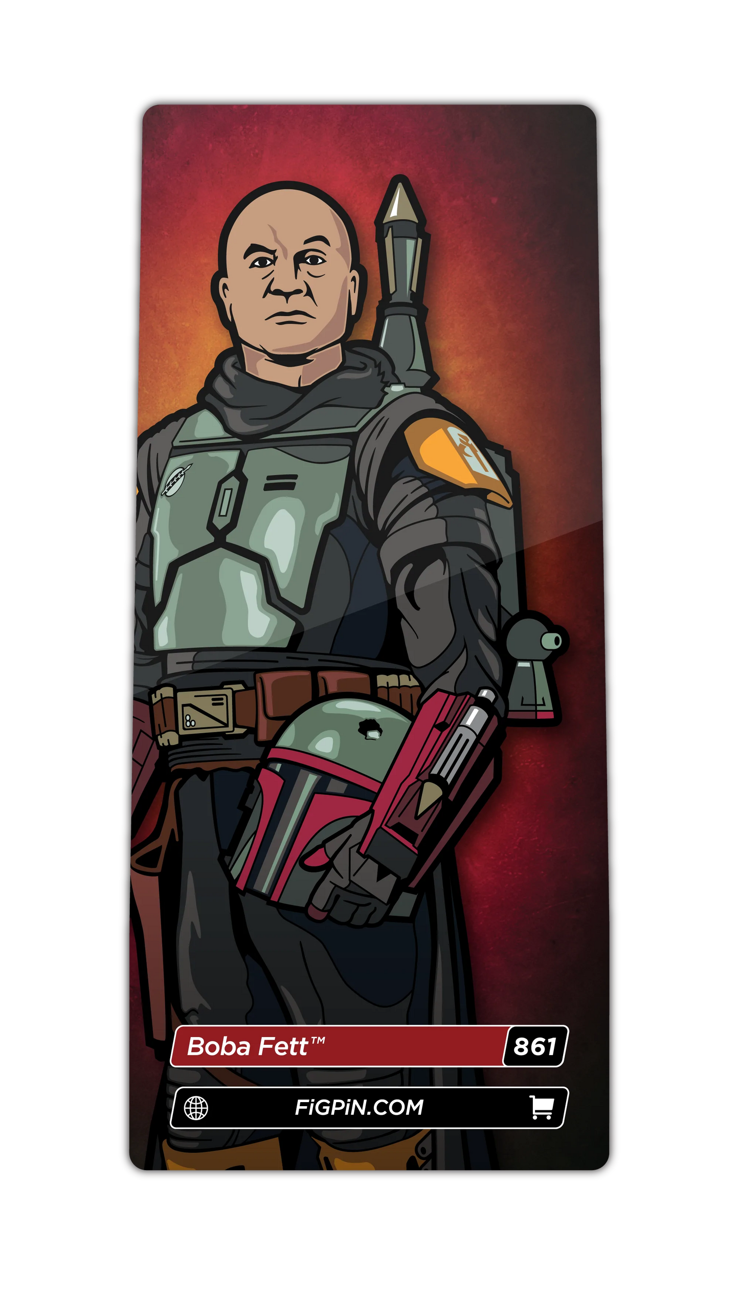 FiGPiN Boba Fett (861) Property: Star Wars The Book of Boba Fett