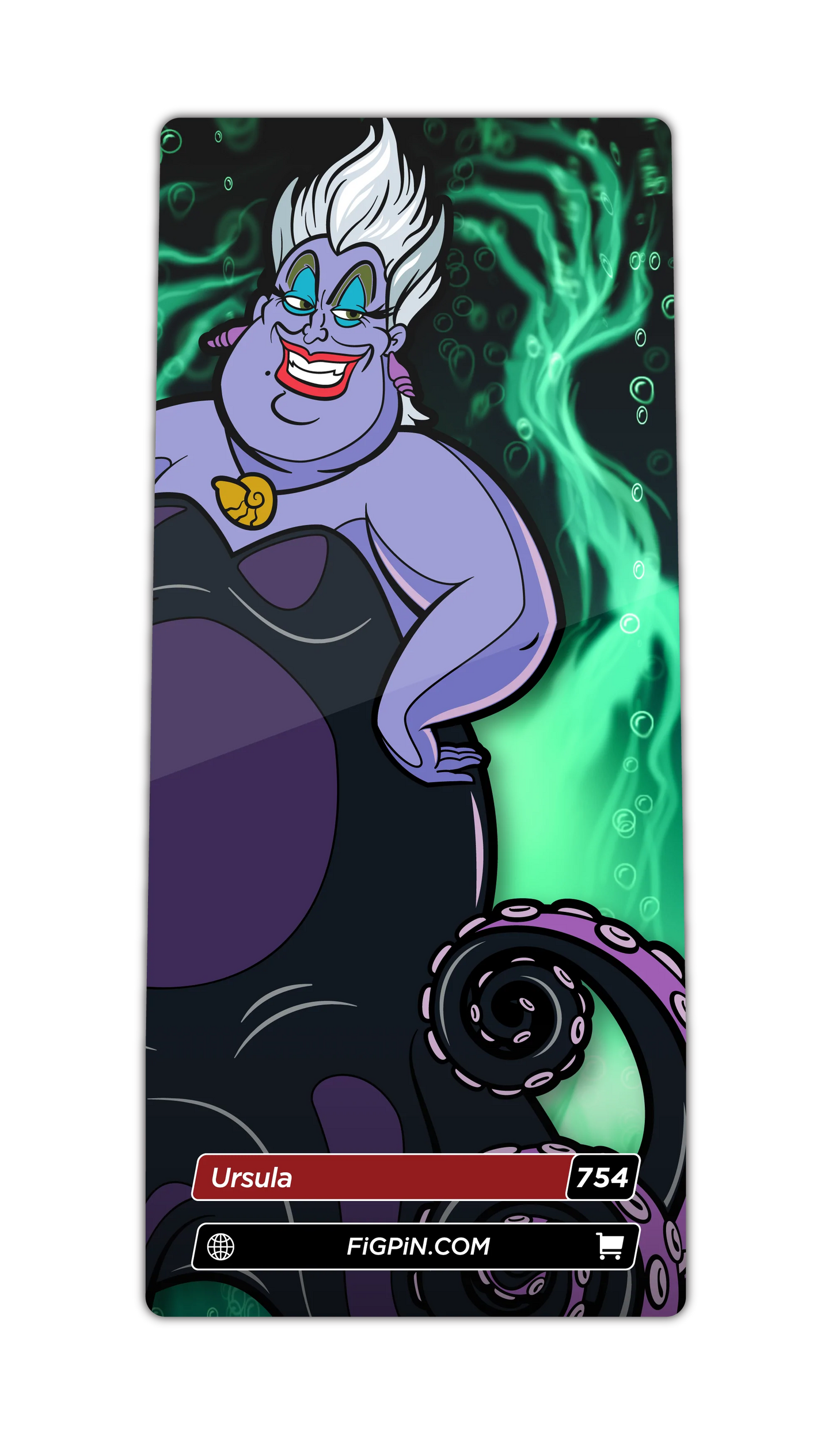 FiGPiN Ursula (754) Property: Disney Villains