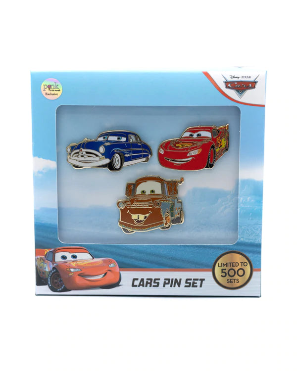 Disney Pixar Cars 3 Piece Limited Edition Enamel Pin Set