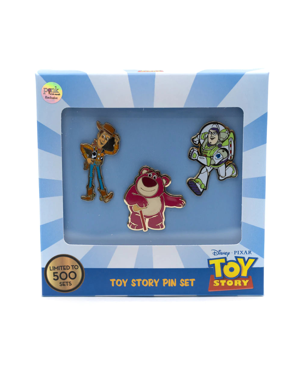 Disney Pixar Toy Story 3 Piece Limited Edition Enamel Pin Set