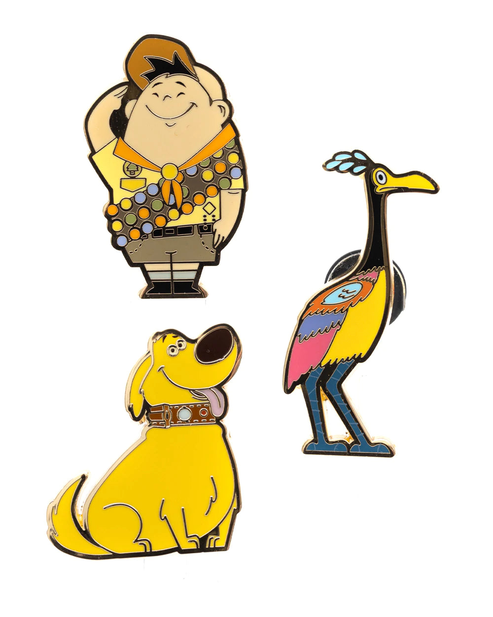 Disney Pixar Up 3 Piece Limited Edition Enamel Pin Set