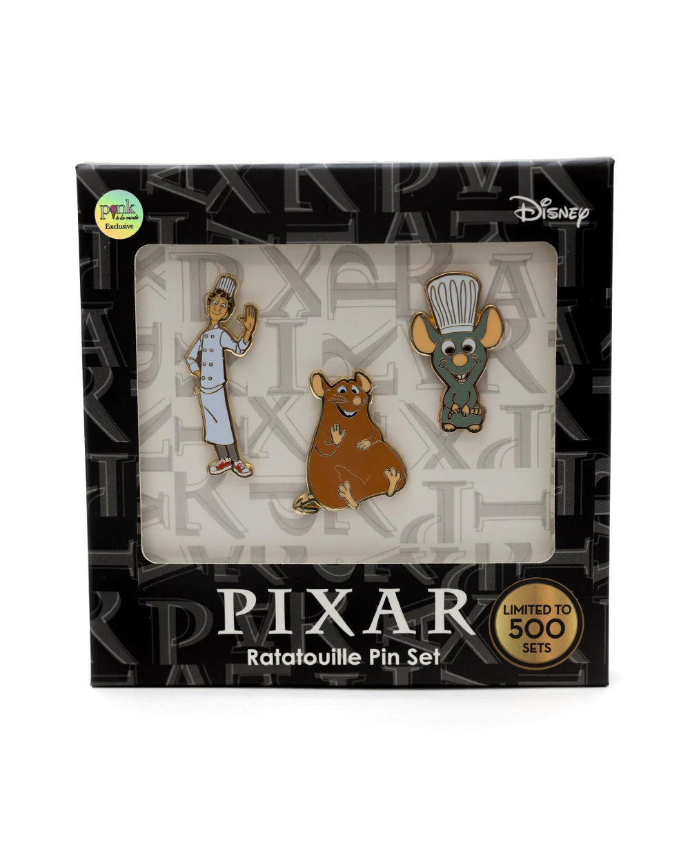 Disney Pixar Ratatouille 3 Piece Limited Edition Enamel Pin Set
