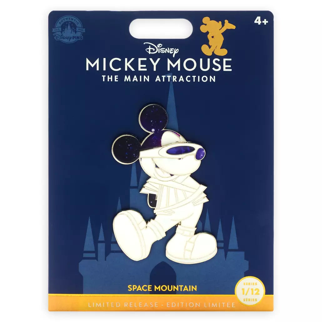 Mickey Mouse: The Main Attraction Pin – Space Mountain – Limited Release 1/12