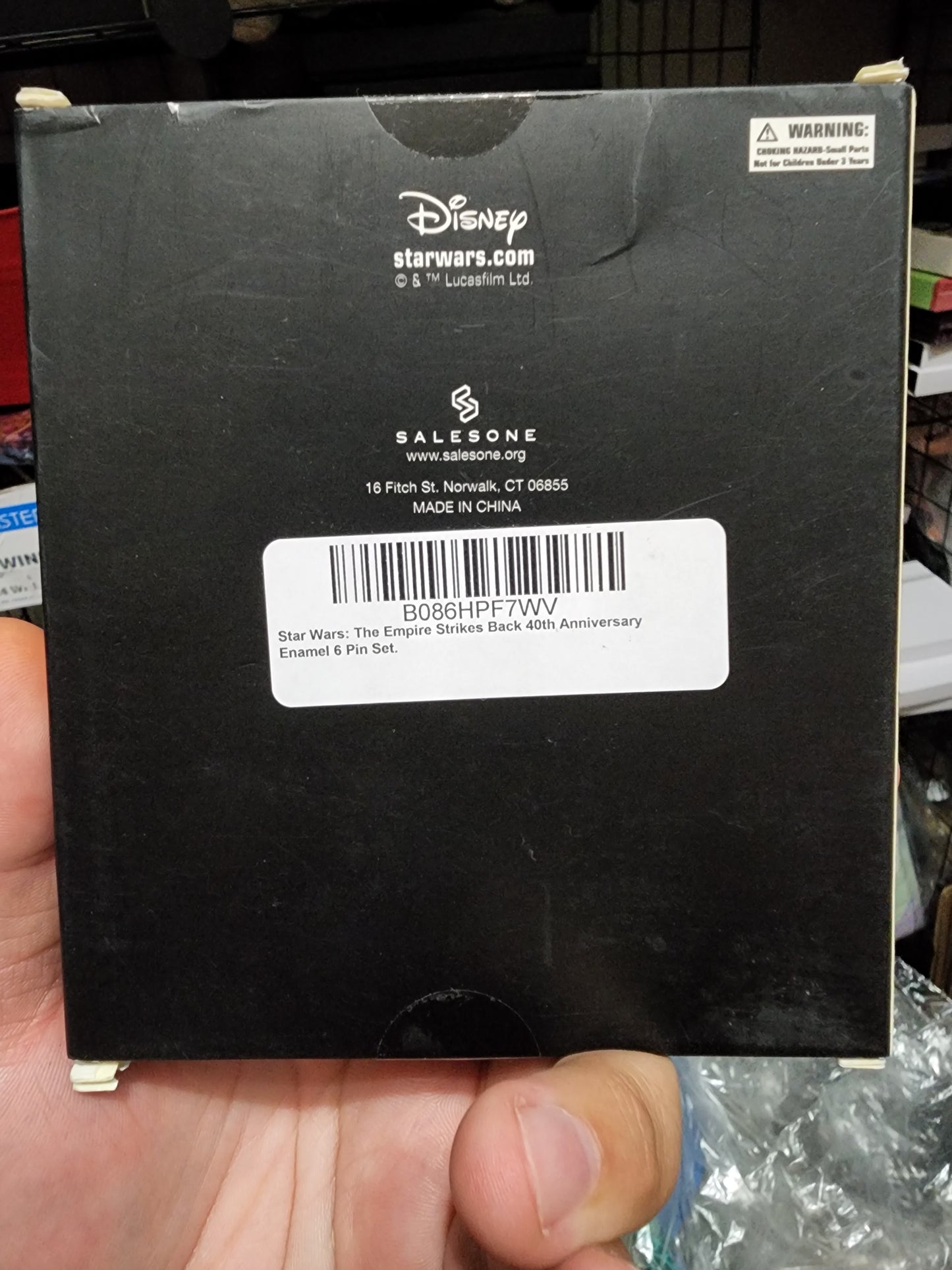 Star Wars 40th Anniversary The Empire Strikes Back 6 Pin Set Limited Edition