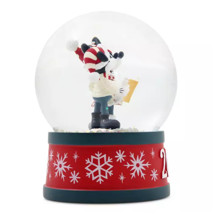 Mickey and Minnie Mouse 2021 Holiday Snow Globe