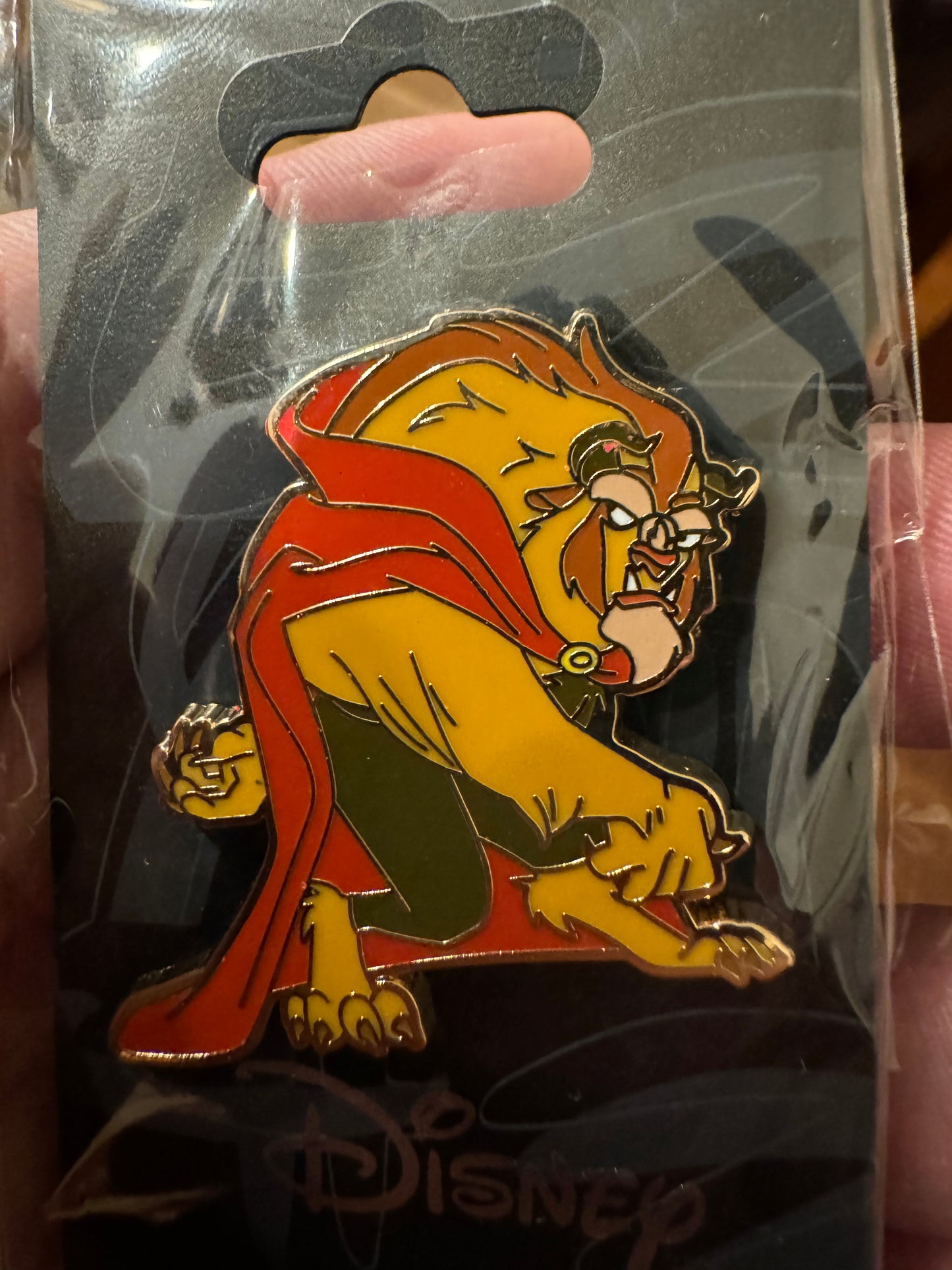 Disney Beauty And The Beast; Beast Collectible Pin Limited Edition