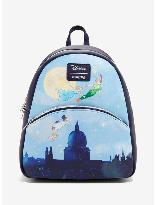 Loungefly Disney Peter Pan Flying City Mini Backpack