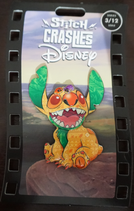 Stitch Crashes Disney Jumbo Pin – Lion King – Limited Release 3/12
