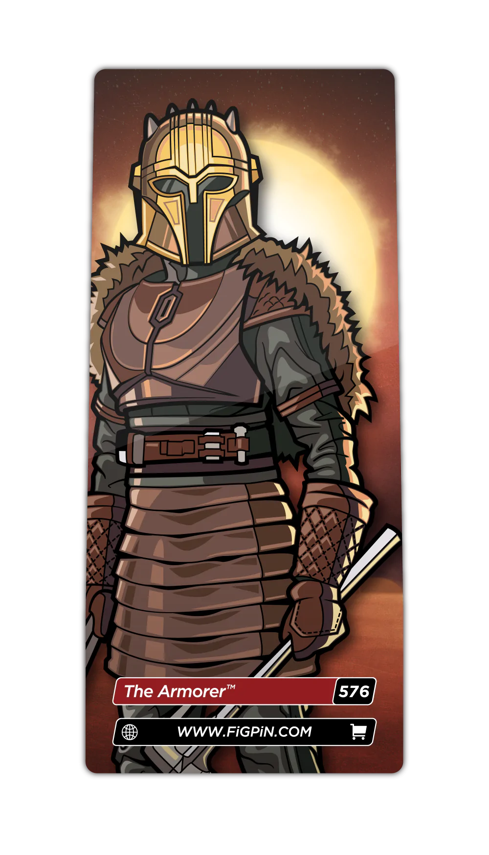 FiGPiN The Armorer (576) Property: Star Wars The Mandalorian