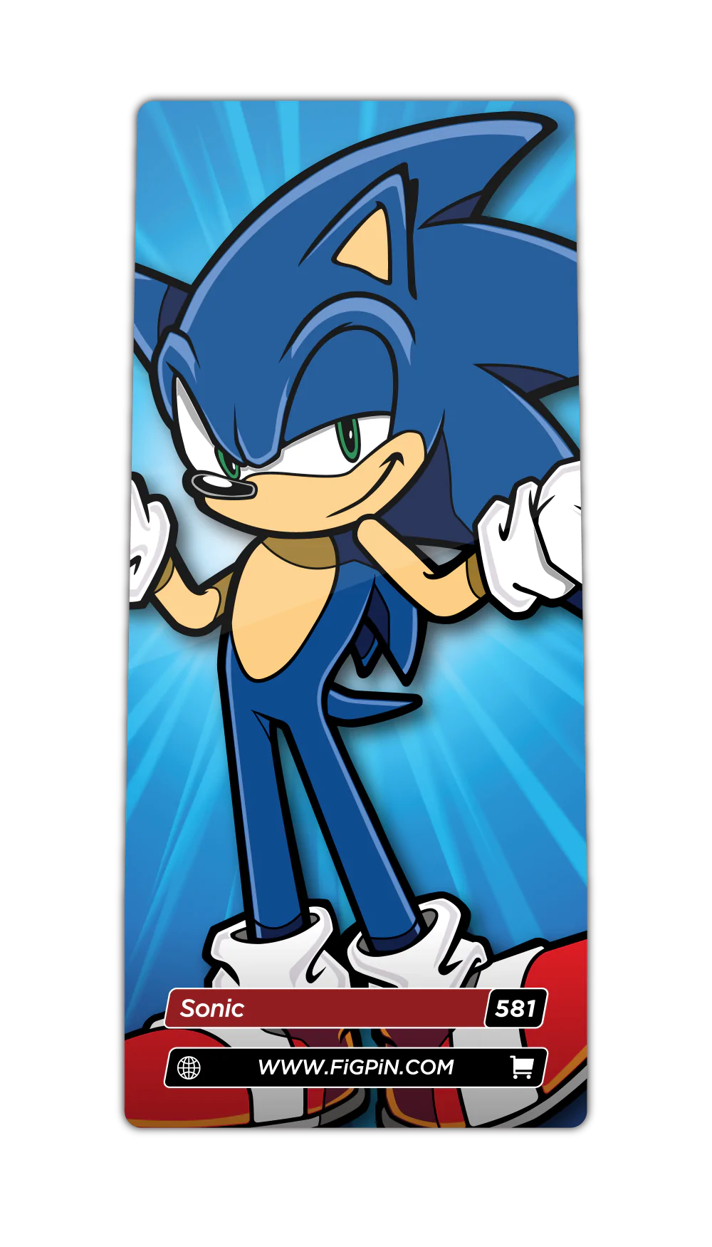 FiGPiN Sonic (581) Property: Sonic The Hedgehog