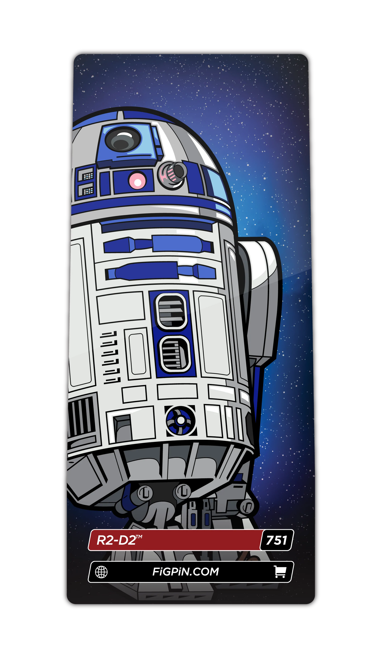 FiGPiN R2-D2 (751) Property: Star Wars A New Hope