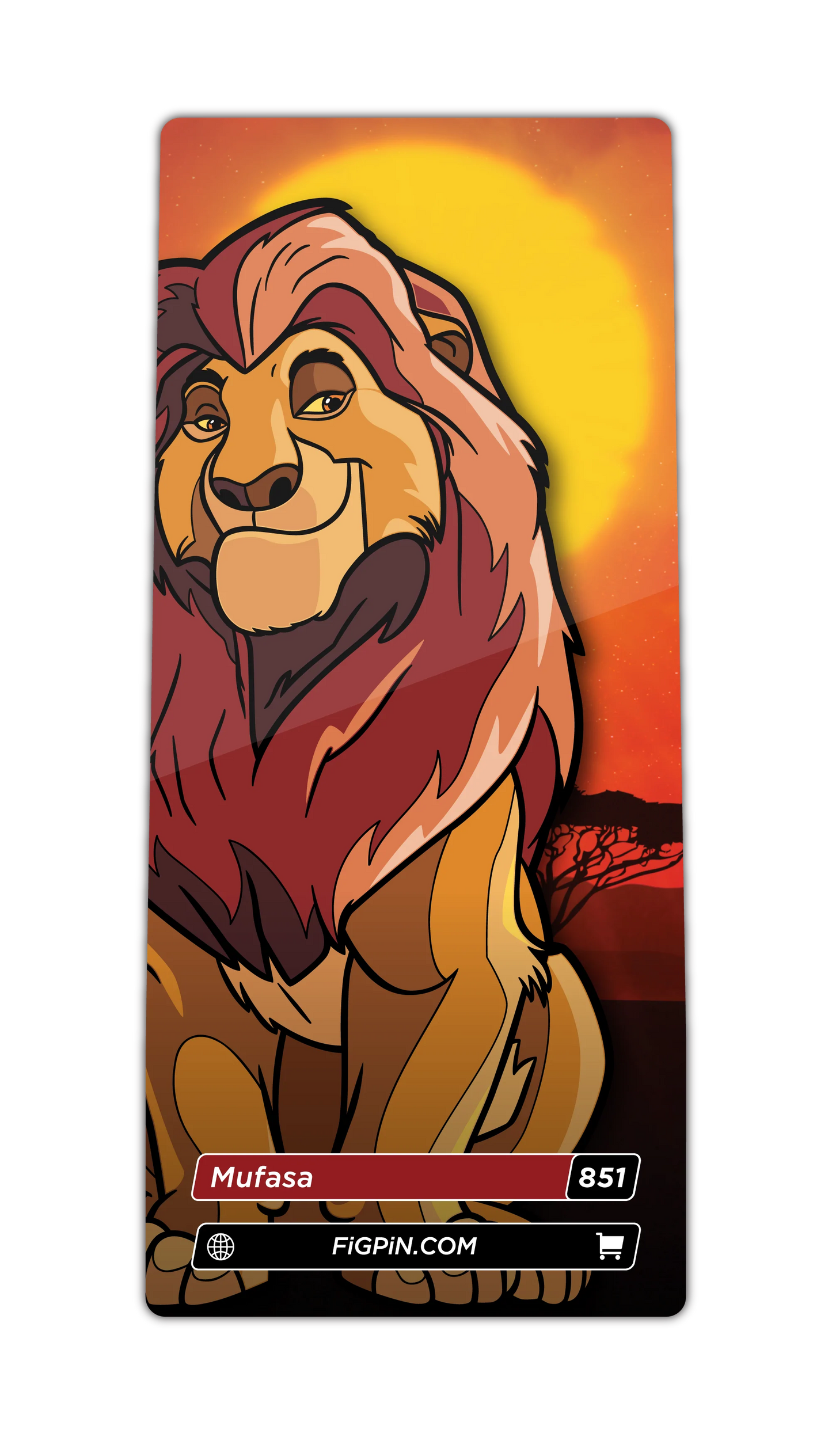 FiGPiN Mufasa (851) Property: The Lion King