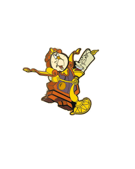 Disney Beauty And The Beast Cogsworth & Lumiere Collectible Pin Limited Edition