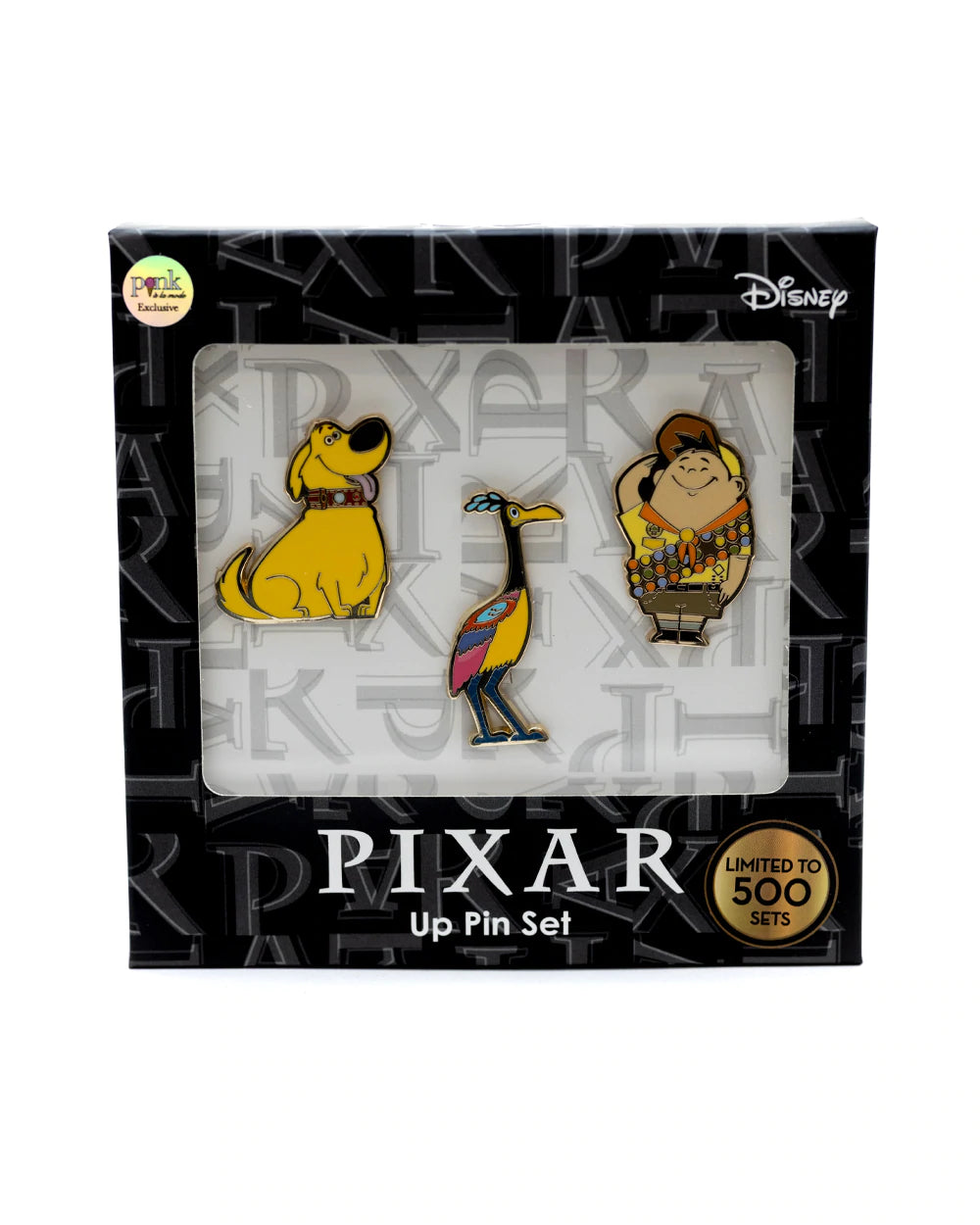 Disney Pixar Up 3 Piece Limited Edition Enamel Pin Set