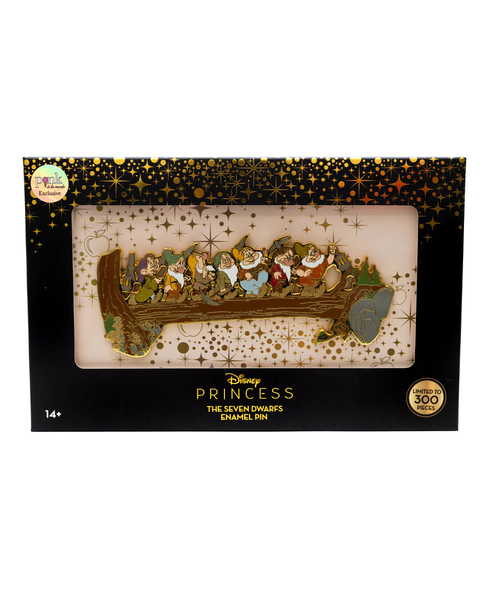 Disney Snow White and the Seven Dwarfs 85th Anniversary Iconic Log Limited Edition Enamel Pin