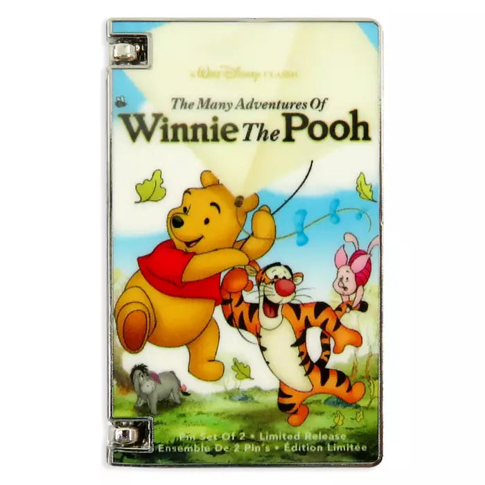 Winnie the Pooh VHS Pin Set – Limited Release