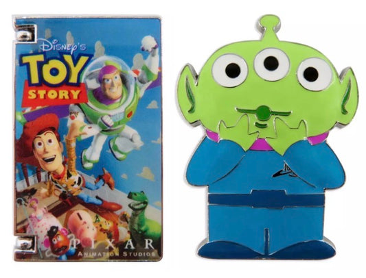 Disney Pixar Toy Story Alien VHS Pin Set Toy Limited Release