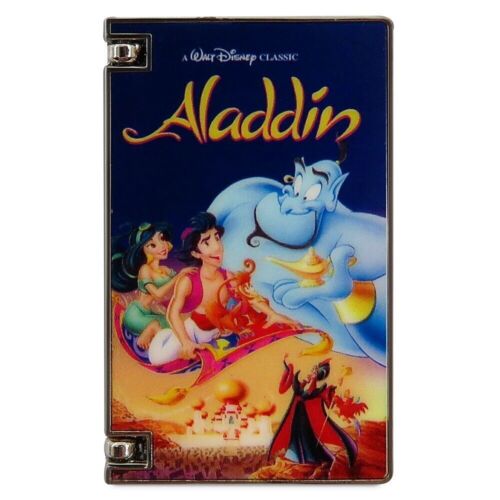 Disney Aladdin Genie VHS 2 Pin Box Set Limited Release