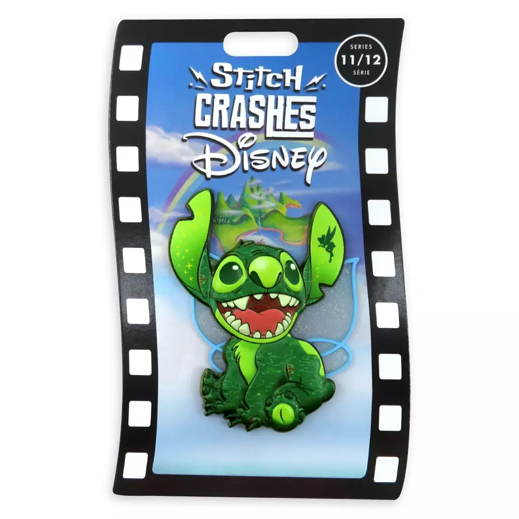 Disney Pin - Stitch Crashes Disney Jumbo Pin #8 Snow White & 7 Dwarfs
