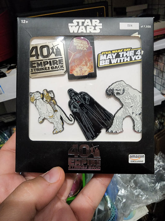 Star Wars 40th Anniversary The Empire Strikes Back 6 Pin Set Limited Edition