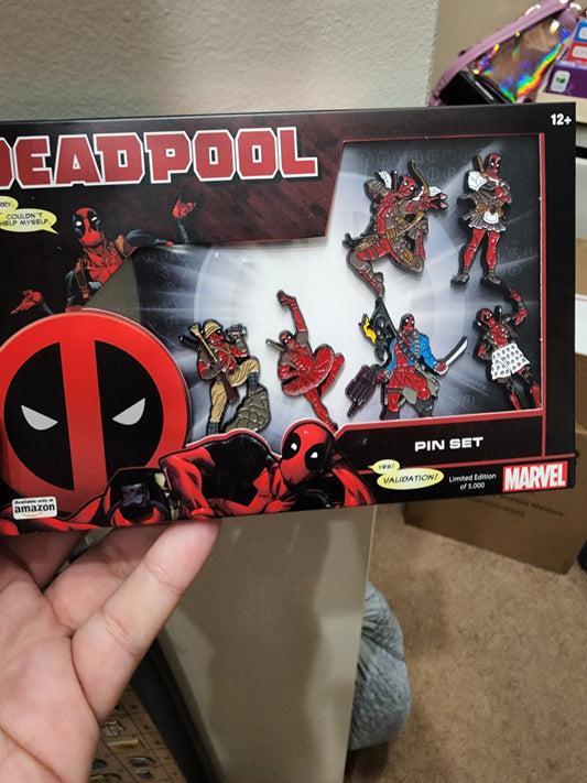 Marvel Deadpool 6 Pin Set Limited Edition