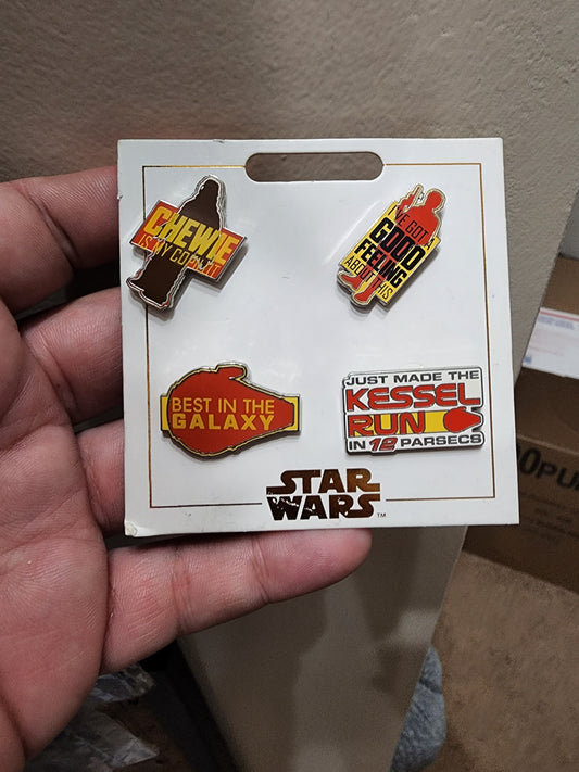 Star Wars: Han Solo Movie Pin Set