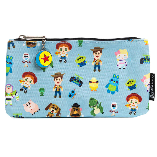 Loungefly Disney Pixar Toy Story, Buzz Lightyear Woody and Friends, Multi-use Pouch, Coin Purse, Cosmetic